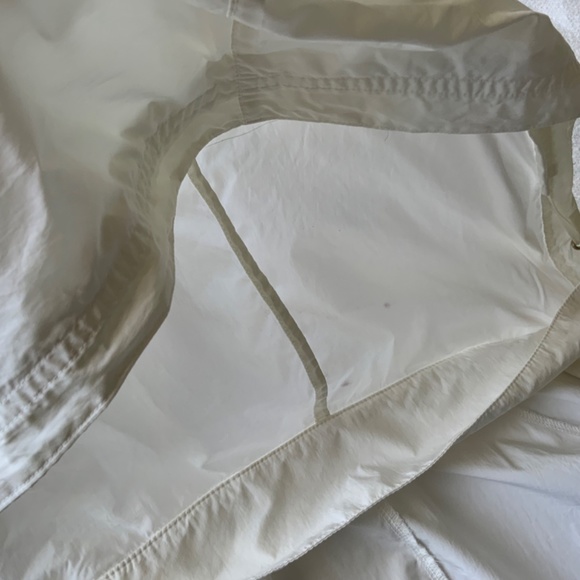GapFit White Lightweight Outdoor Wind Rain Hooded Jacket size L - Picture 9 of 11